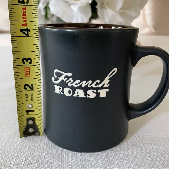2011 Starbucks French Roast Dark Blue Coffee Mug With Brown Interior - Picture 10 of 11